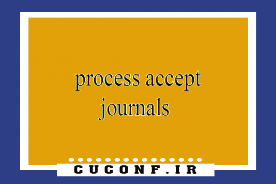 The application process for printing accepted articles in journals The application process for printing accepted articles in journals